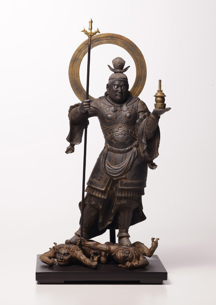 毘沙門天（多聞天）仙里 篤成作 毘沙門天前鋒– Butuzou.com
