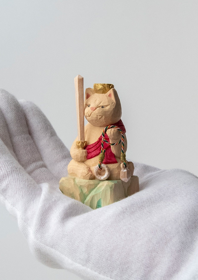 不動明王猫仏　伴い