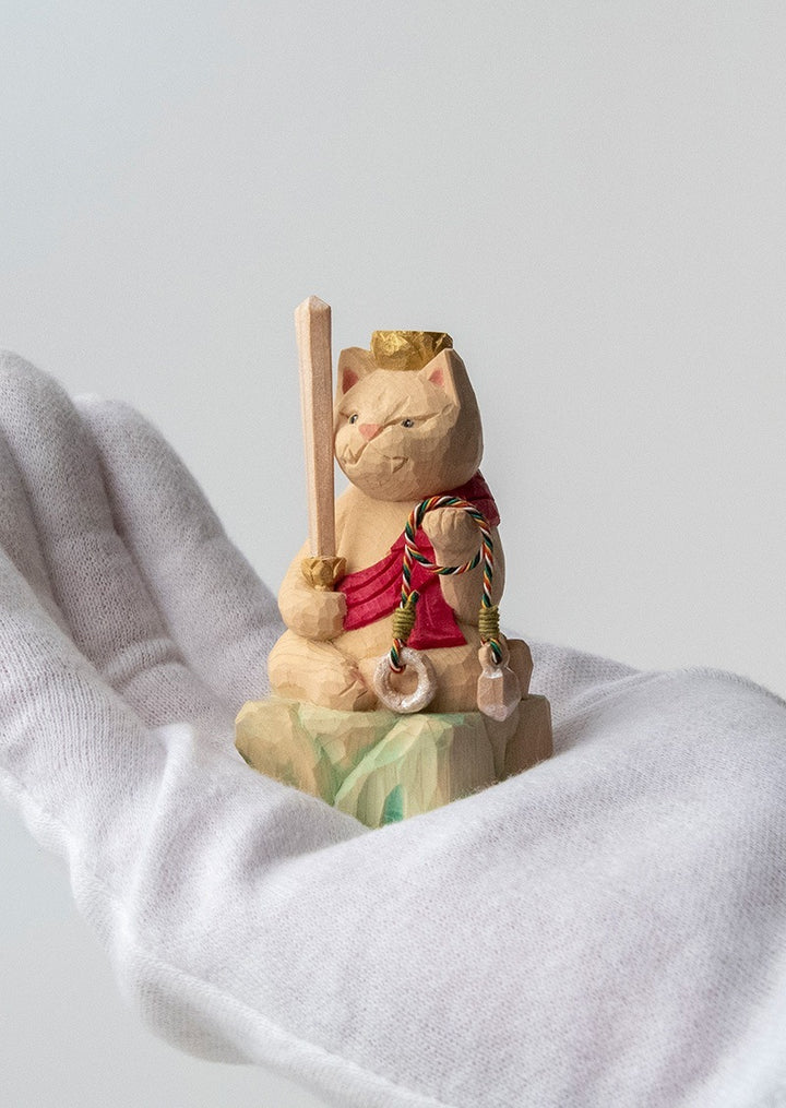 不動明王猫仏　伴い