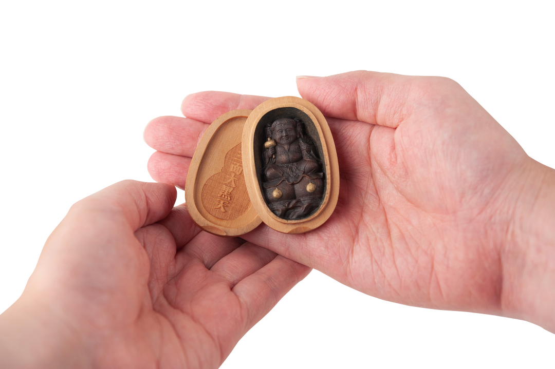 Hideyoshi Toyotomi Sanmen Daikokuten (Three-faced Daikokuten) (豊臣秀吉 三面大黒天) (懐中念持仏)