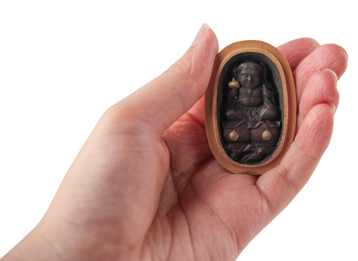 Hideyoshi Toyotomi Sanmen Daikokuten (Three-faced Daikokuten) (豊臣秀吉 三面大黒天) (懐中念持仏)