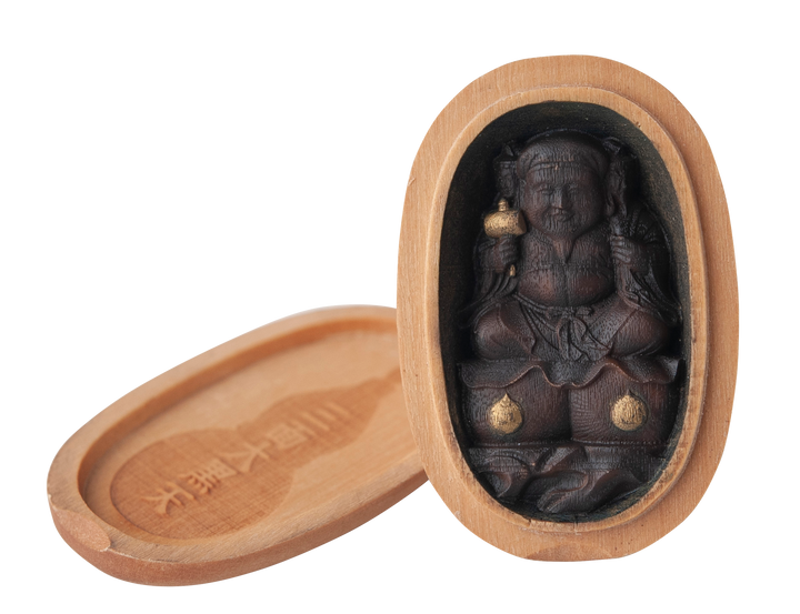 Hideyoshi Toyotomi Sanmen Daikokuten (Three-faced Daikokuten) (豊臣秀吉 三面大黒天) (懐中念持仏)