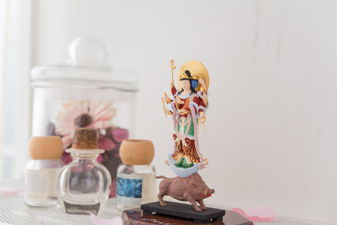 Marishiten (Marici) (彩色摩利支天立像)