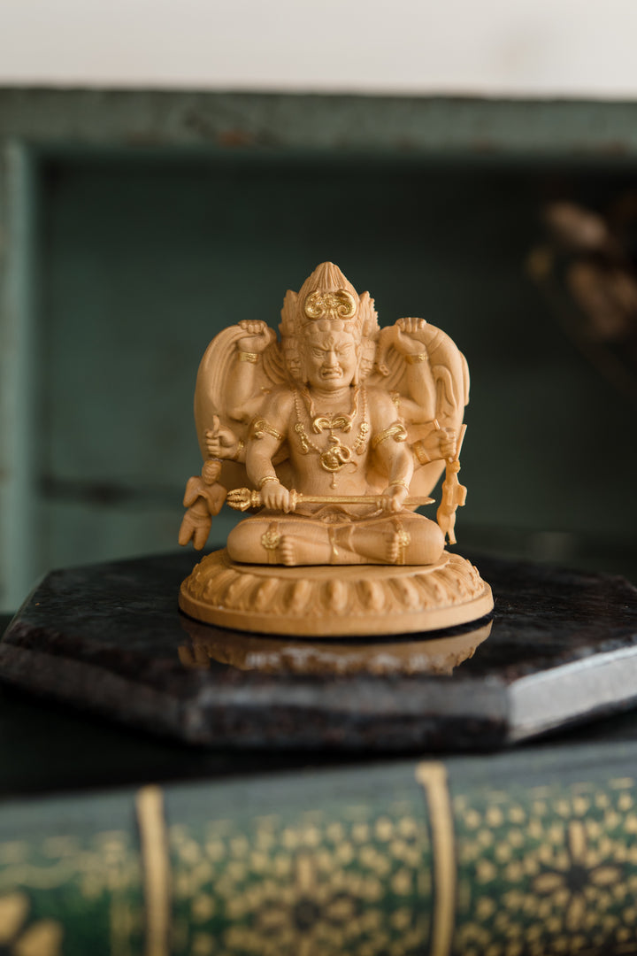 Wrathful Sanmen Daikokuten (Three Faced Daikokuten) (忿怒三面大黒天)