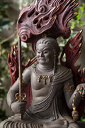 Fudo Myoo (巻光背古代色不動明王座像)