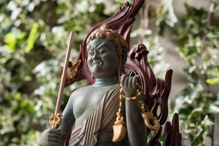 Fudo Myoo (古代色不動明王座像)