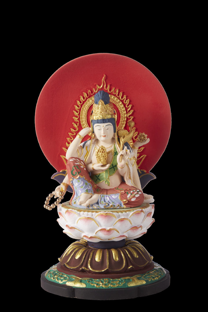 如意輪観音 (Cintāmaṇicakra) (彩色如意輪観音)