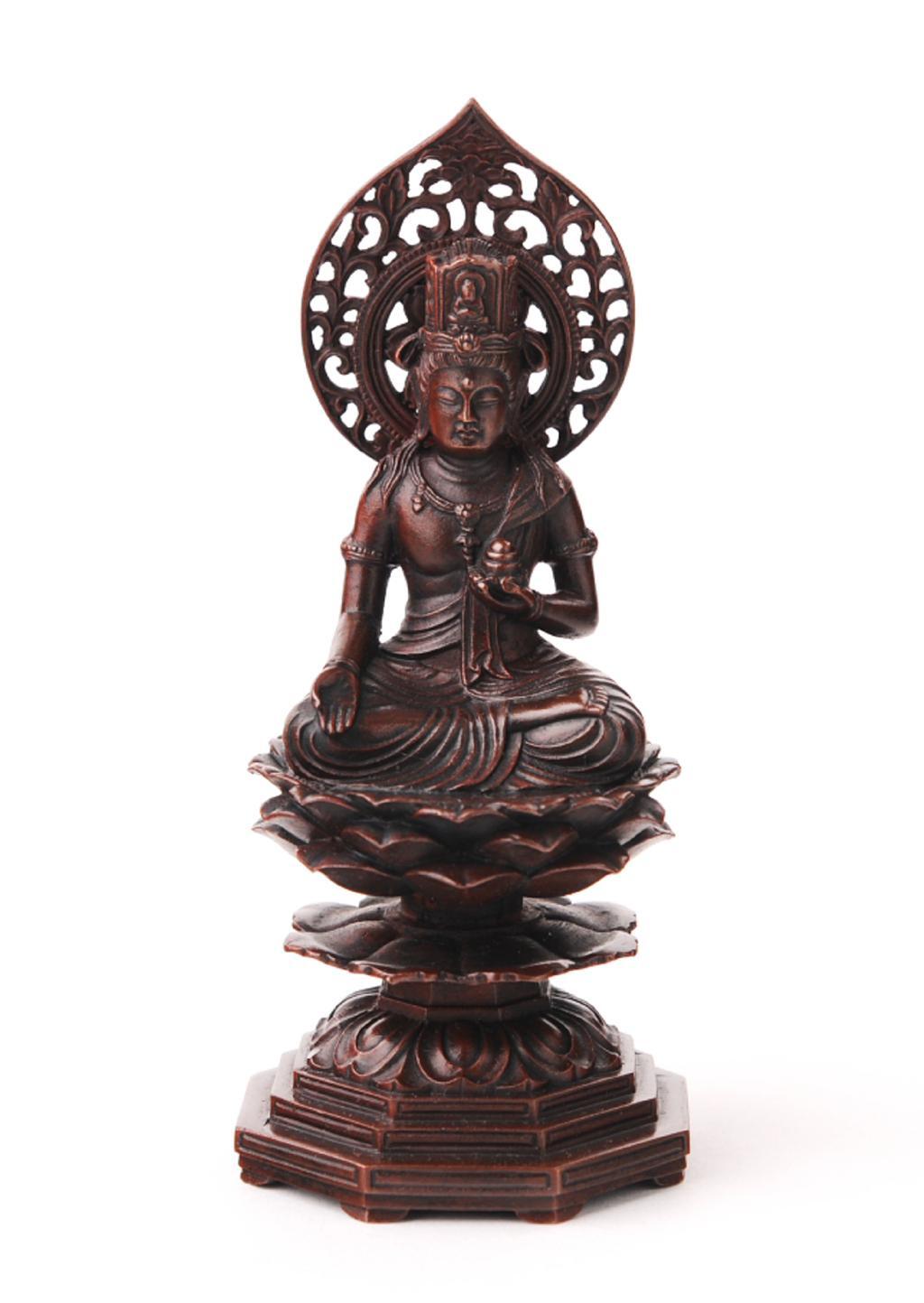 Kokuzo Bosatsu  (Ākāśagarbha) (虚空蔵菩薩)  Takaoka Doki (高岡銅器)