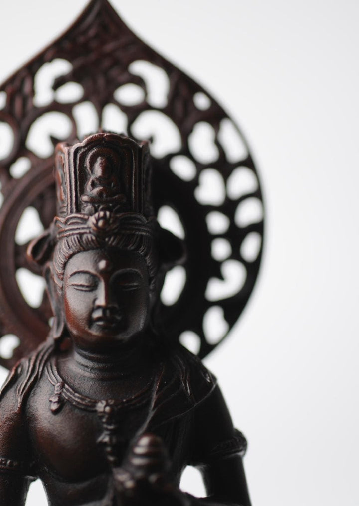 Kokuzo Bosatsu  (Ākāśagarbha) (虚空蔵菩薩)  Takaoka Doki (高岡銅器)