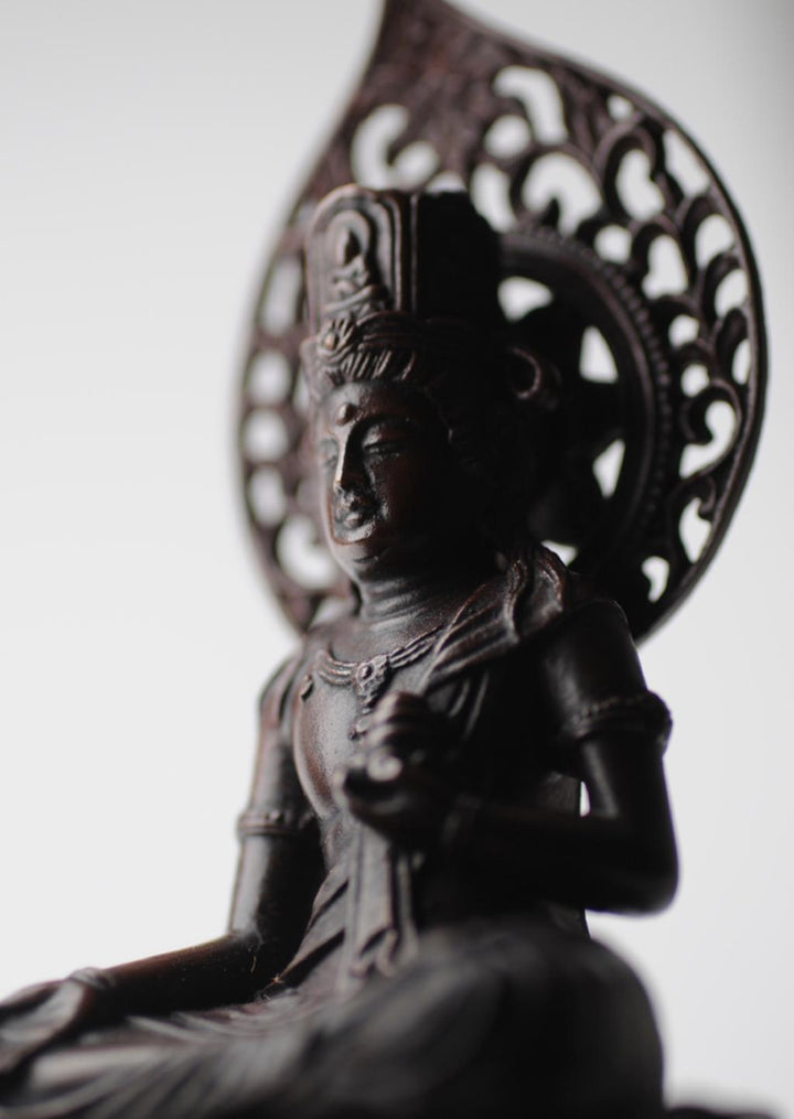 Kokuzo Bosatsu  (Ākāśagarbha) (虚空蔵菩薩)  Takaoka Doki (高岡銅器)