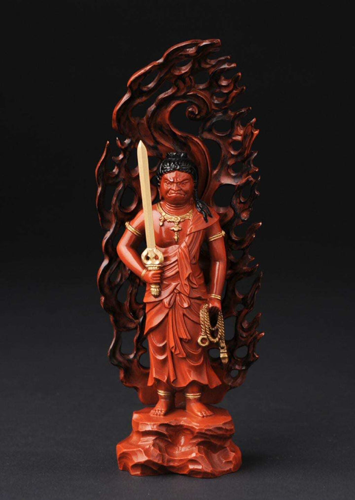 Aka Fudo Myo-o (Acala) (赤不動明王) Takaoka Doki (高岡銅器)