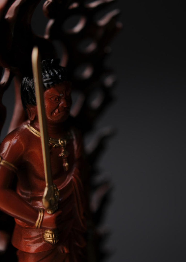 Aka Fudo Myo-o (Acala) (赤不動明王) Takaoka Doki (高岡銅器)