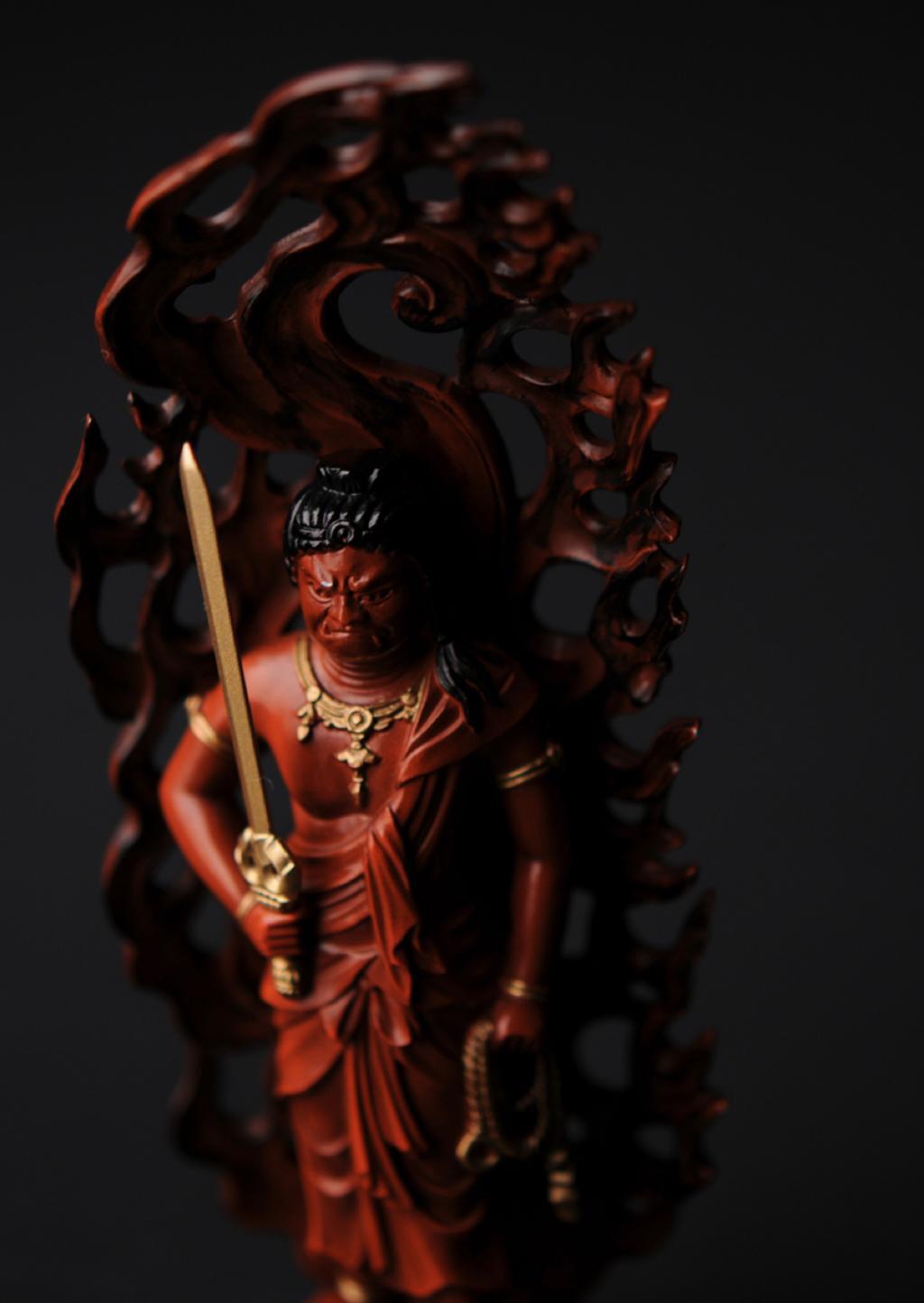 Aka Fudo Myo-o (Acala) (赤不動明王) Takaoka Doki (高岡銅器)