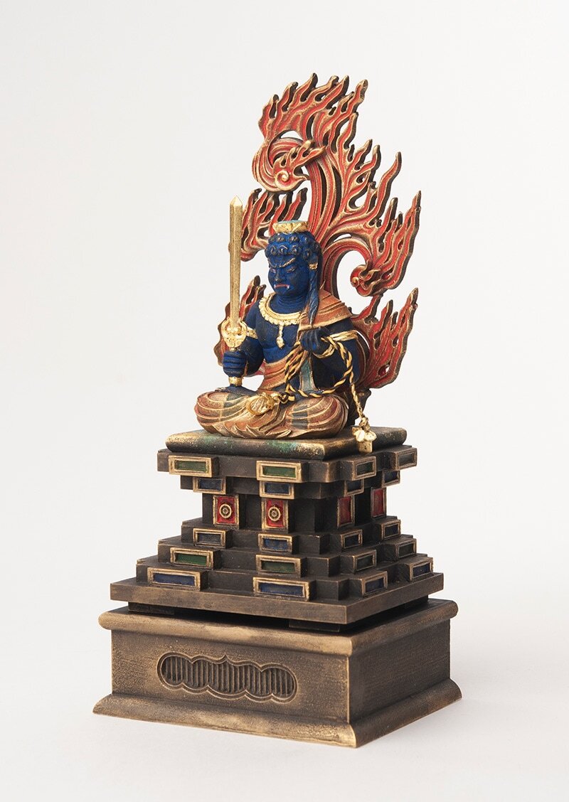 Fudo Myo-o (Acala) (不動明王) (Antique Finish)
