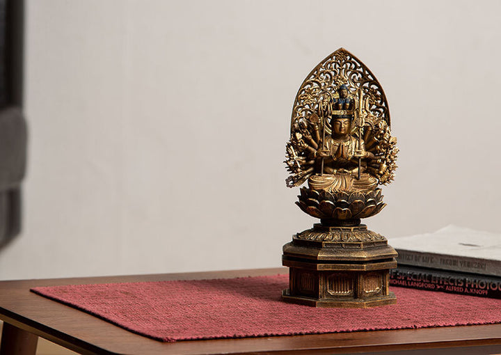 千手観音　円か