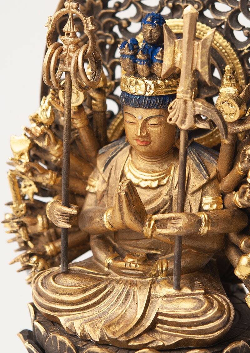 千手観音　円か