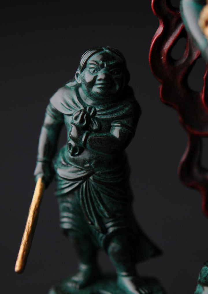 童子不動明王　踏みとどまり