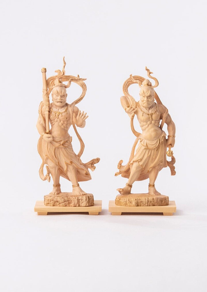 Kongo Rikishi (Deva King) A-gyou (金剛力士 阿形) & Un-gyou (金剛力士 吽形) (極小仏)