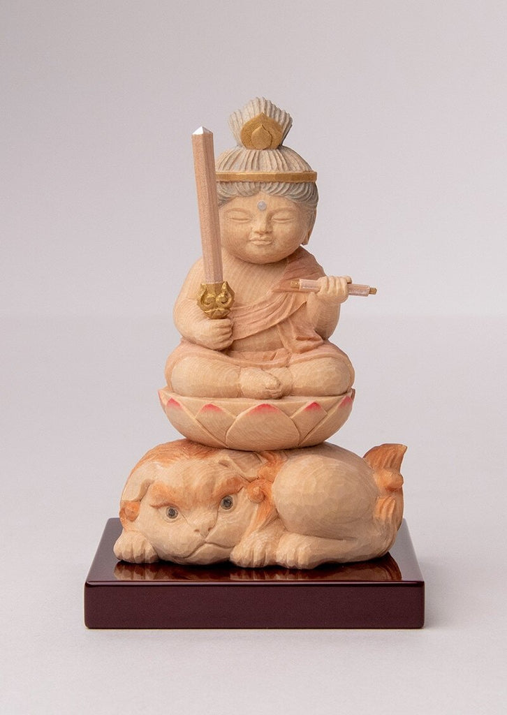 文殊菩薩　葉氏彫刻金泥使用 文殊菩萨像| 铜镀金– LunziArt-Nepal Buddha statues, thangkas, and