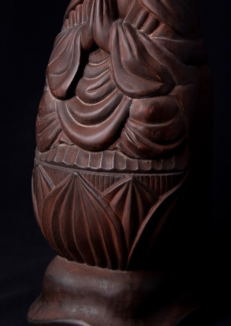 Jizo Bosatsu (地蔵菩薩像) Mokujikibutsu (木喰仏)