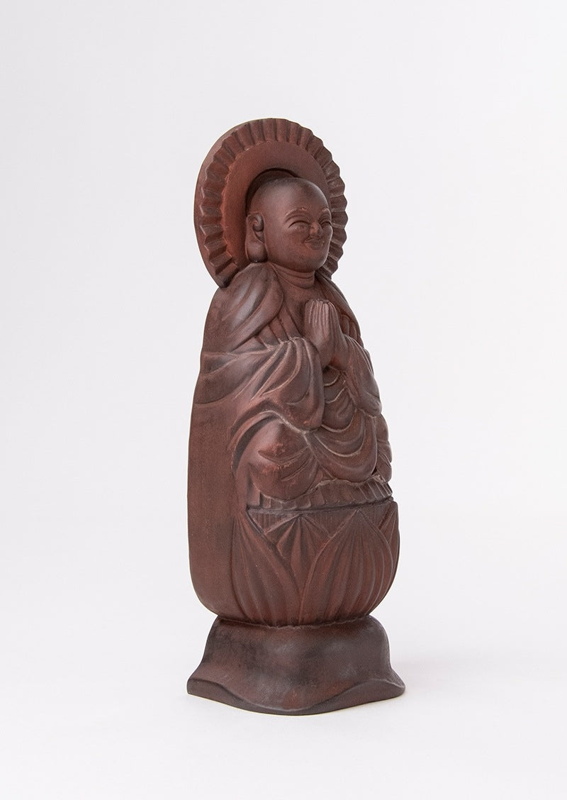 Jizo Bosatsu (地蔵菩薩像) Mokujikibutsu (木喰仏)