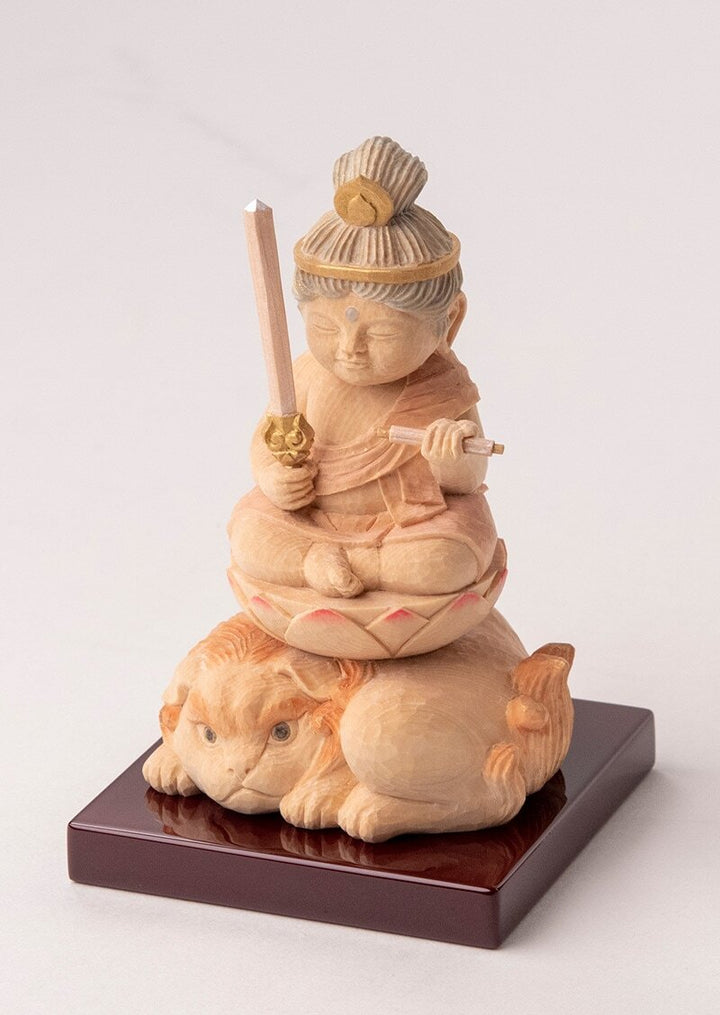 Monju Bosatsu (Manjushri) 定額山壽量院 祈祷開眼 仏屋さかい 童仏 文殊菩薩