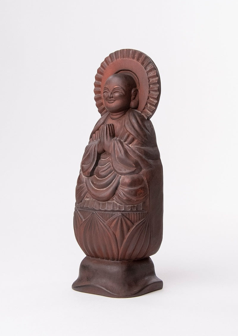 Jizo Bosatsu (地蔵菩薩像) Mokujikibutsu (木喰仏)