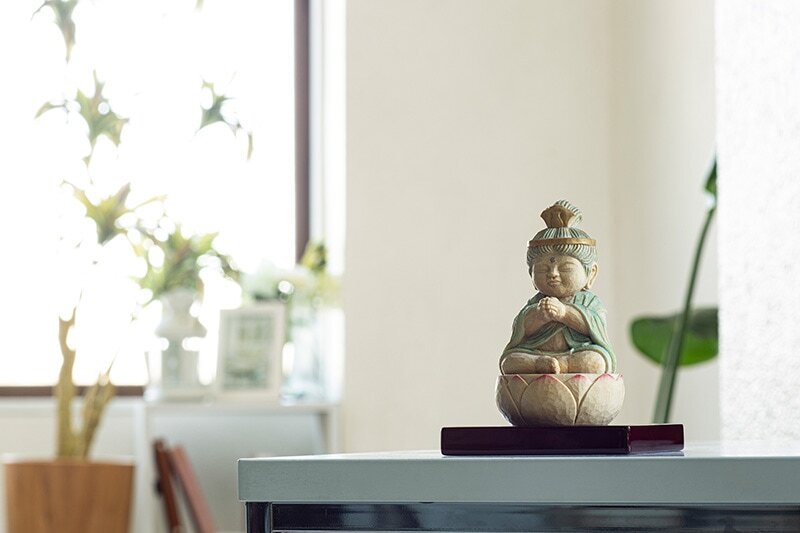 Seishi Bosatsu 定額山壽量院 祈祷開眼 仏屋さかい童仏 勢至菩薩