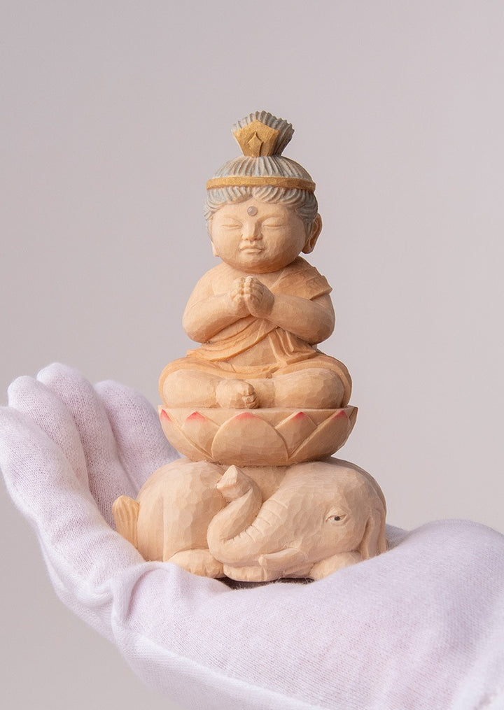 Fugen Bosatsu 定額山壽量院 祈祷開眼 仏屋さかい 童仏 普賢菩薩