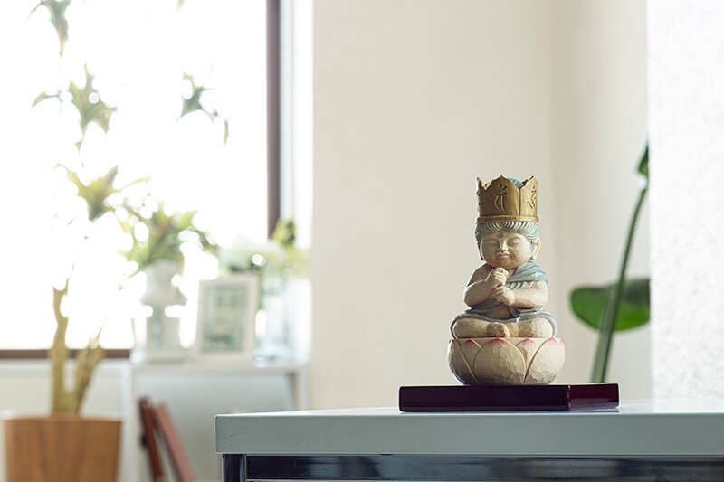 Dainichi Nyorai (Mahavairocana) 定額山壽量院 祈祷開眼 仏屋さかい 童仏 大日如来