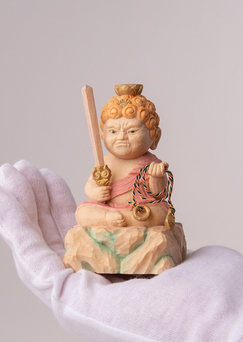Fudo Myoo 定額山壽量院 祈祷開眼 仏屋さかい 童仏 不動明王