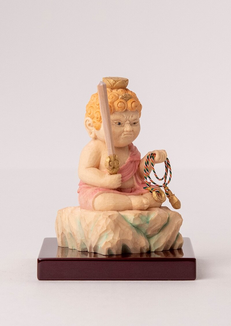 Fudo Myoo 定額山壽量院 祈祷開眼 仏屋さかい 童仏 不動明王