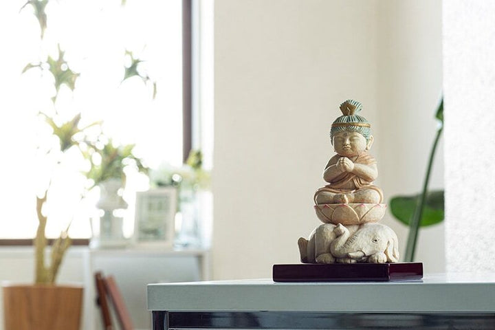 Fugen Bosatsu 定額山壽量院 祈祷開眼 仏屋さかい 童仏 普賢菩薩