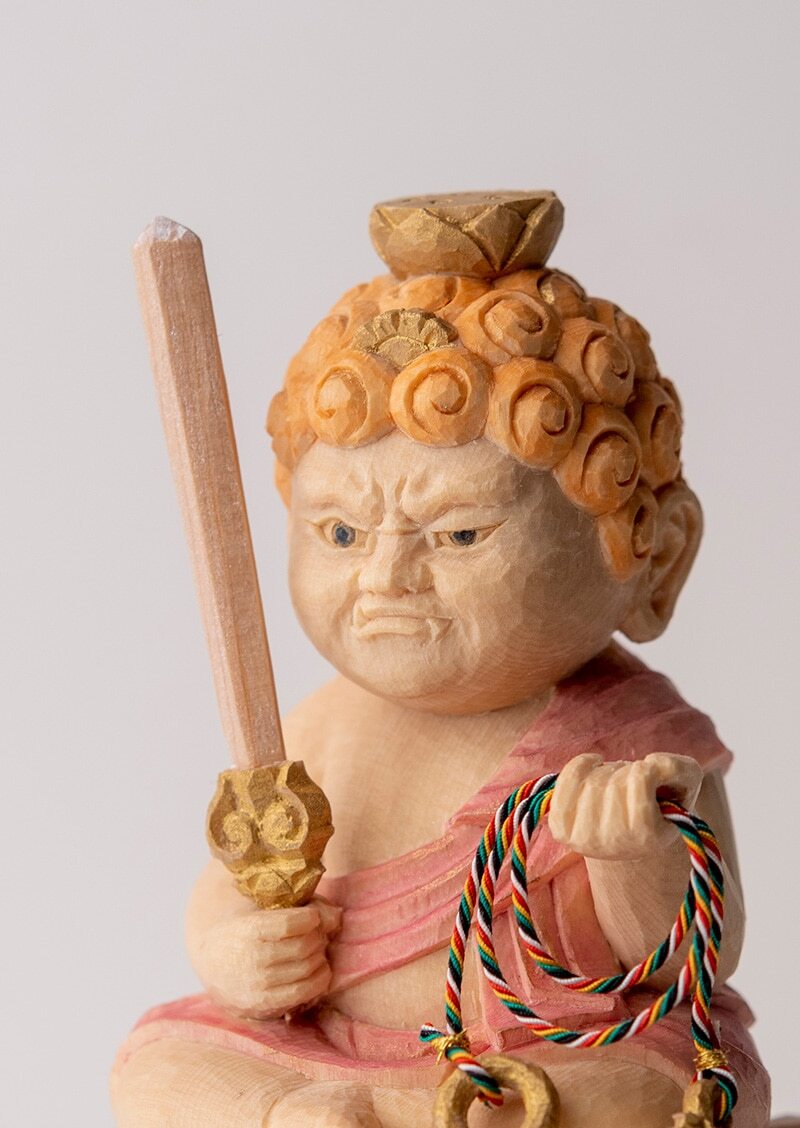 Fudo Myoo 定額山壽量院 祈祷開眼 仏屋さかい 童仏 不動明王