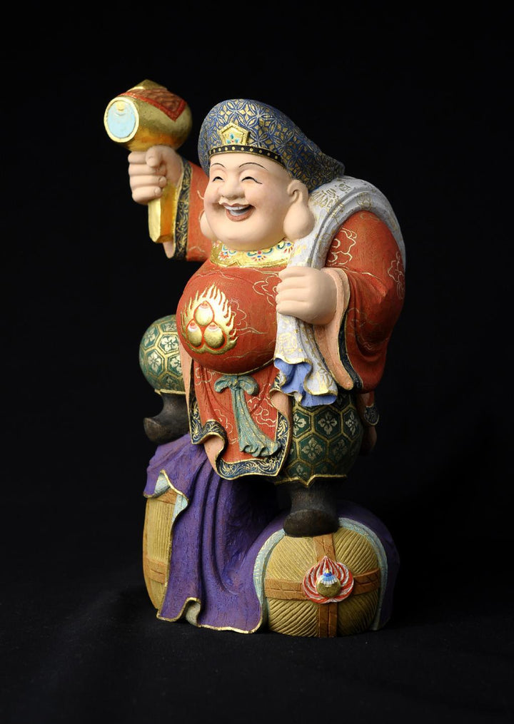 Daikokuten (大黒天-淡彩色仕上げ) Takamura Chihiro (篁千礼彩色)