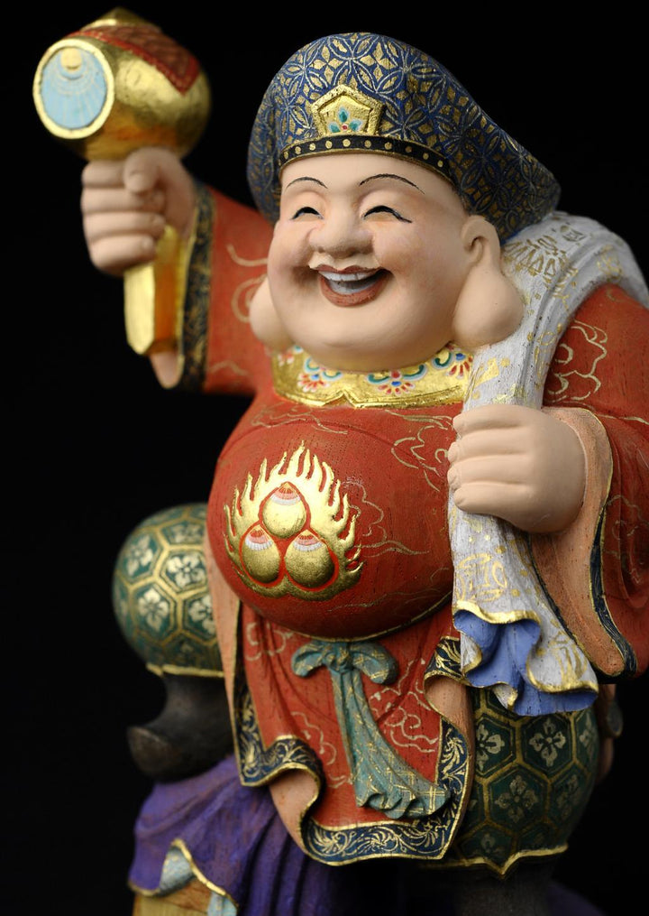 Daikokuten (大黒天-淡彩色仕上げ) Takamura Chihiro (篁千礼彩色)