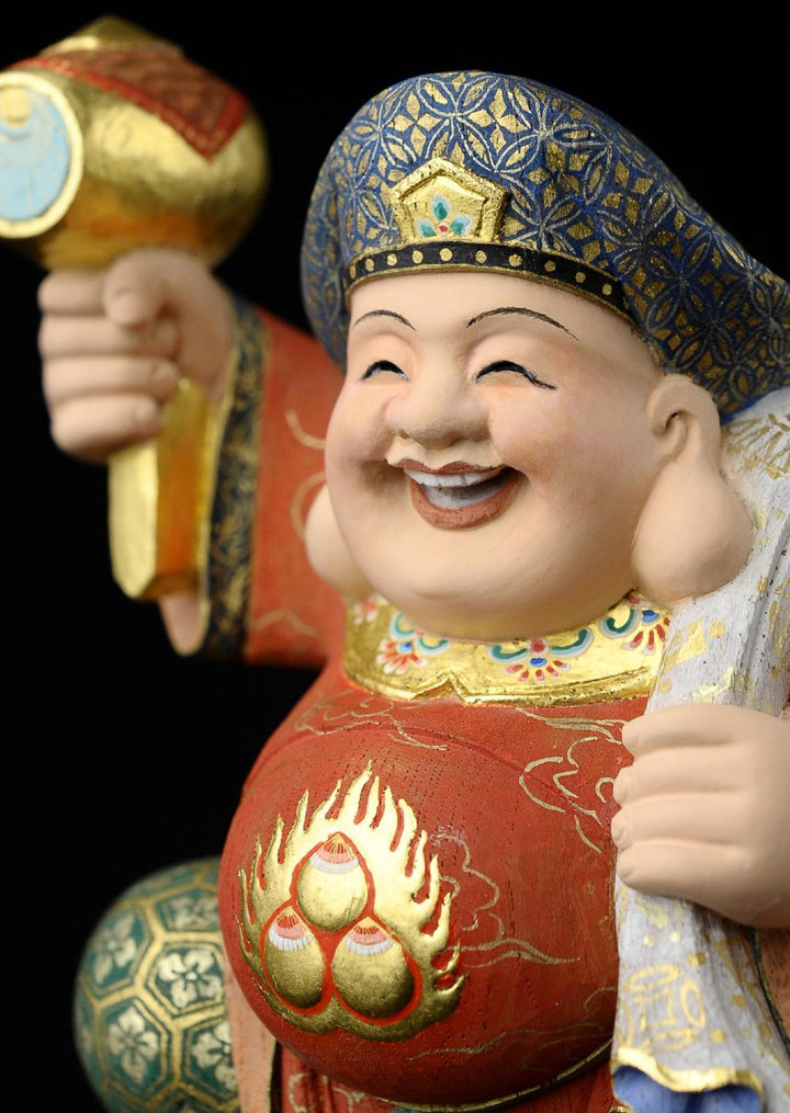 Daikokuten (大黒天-淡彩色仕上げ) Takamura Chihiro (篁千礼彩色)