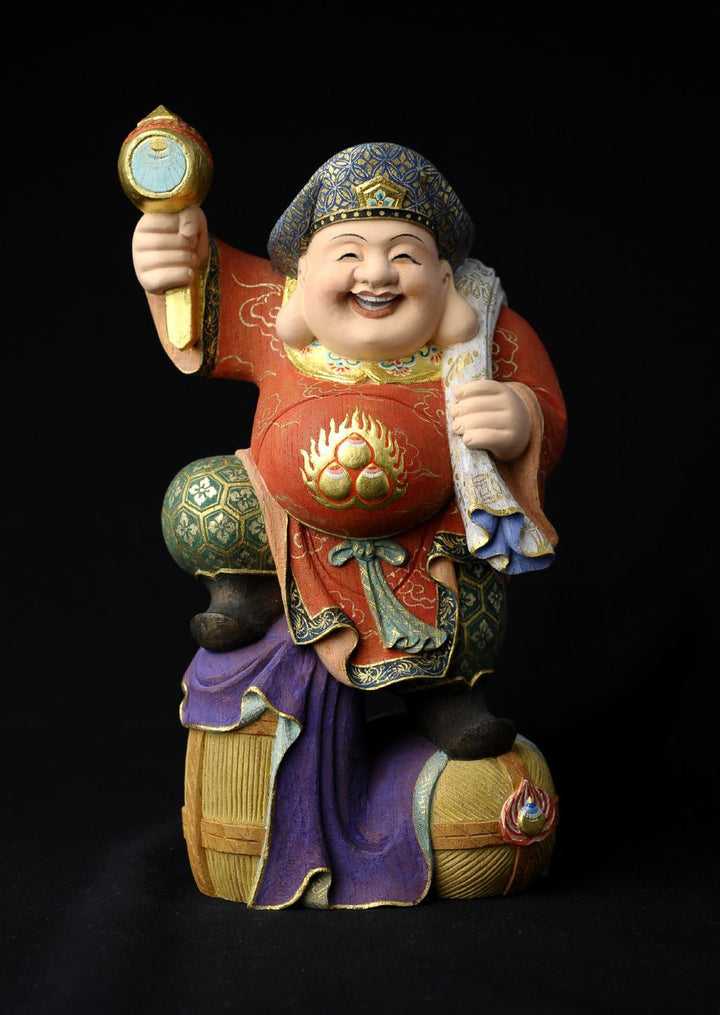 Daikokuten (大黒天-淡彩色仕上げ) Takamura Chihiro (篁千礼彩色)
