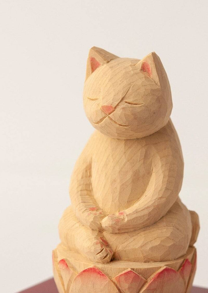 猫仏坐禅　しずか