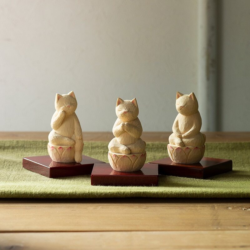 猫仏弥勒　安らぎ