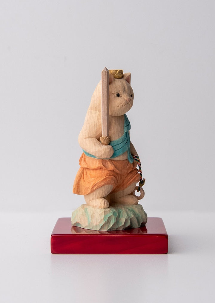 Fudo Myoo Cat Buddha 立不動明王猫
