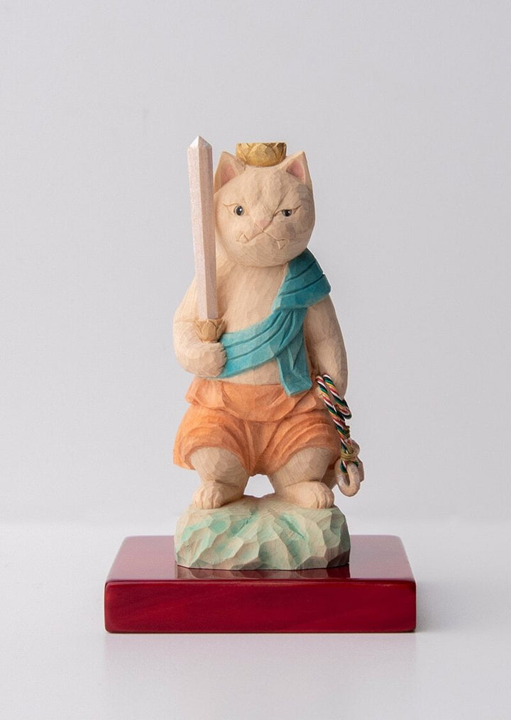 Fudo Myoo Cat Buddha 立不動明王猫