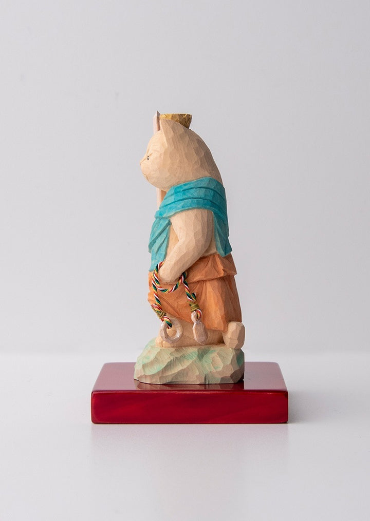 Fudo Myoo Cat Buddha 立不動明王猫