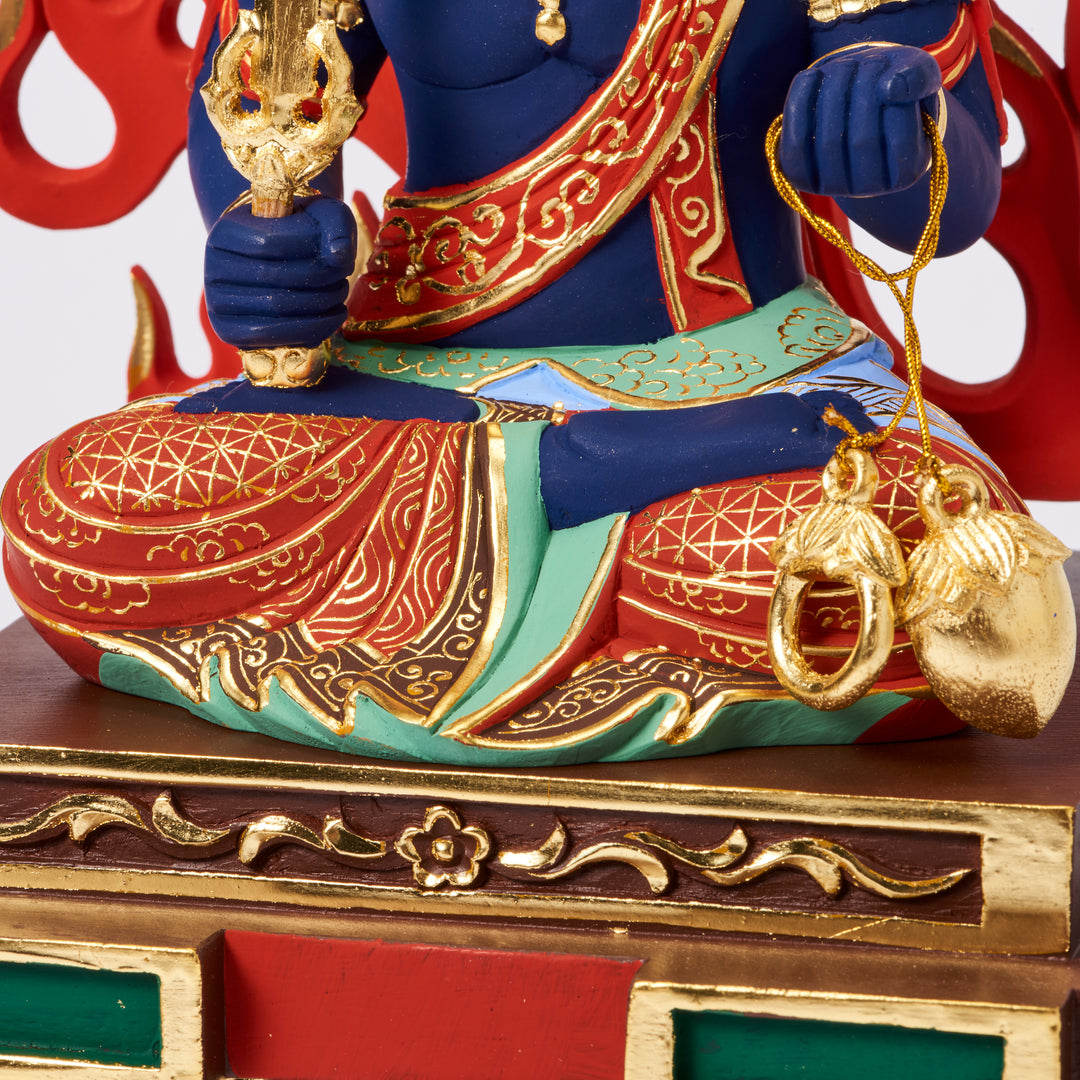 Fudo Myoo (座青不動明王 濃彩切金)