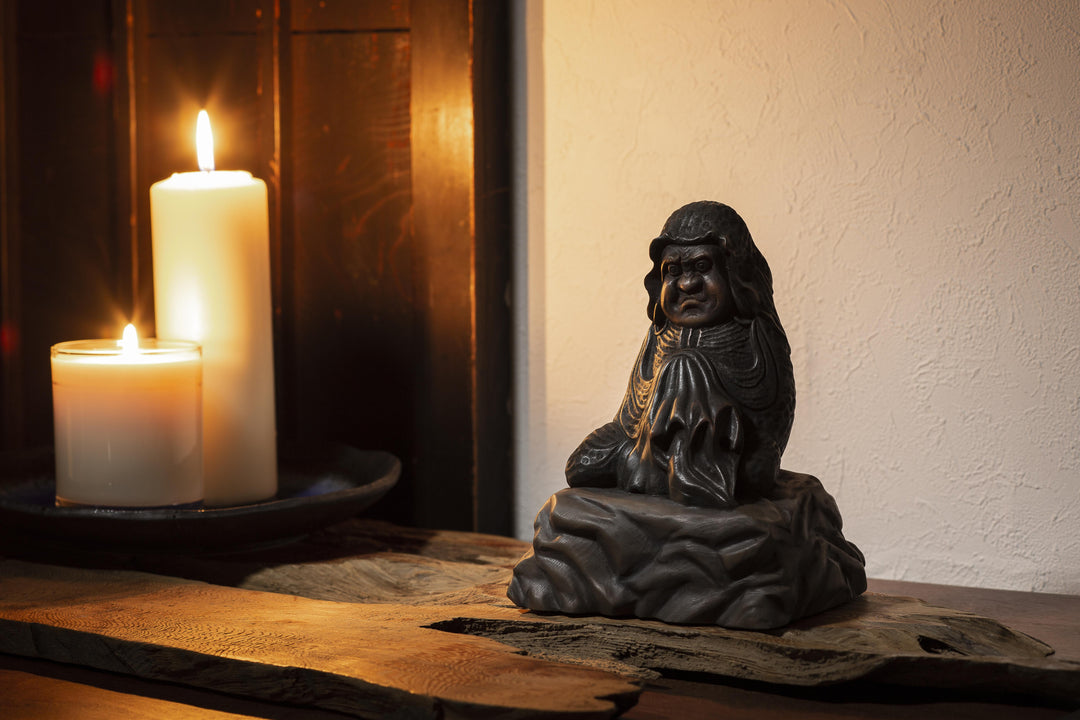 Darumataishi Zazen-zō (達磨大師坐禅像 弐号 開眼供養済)