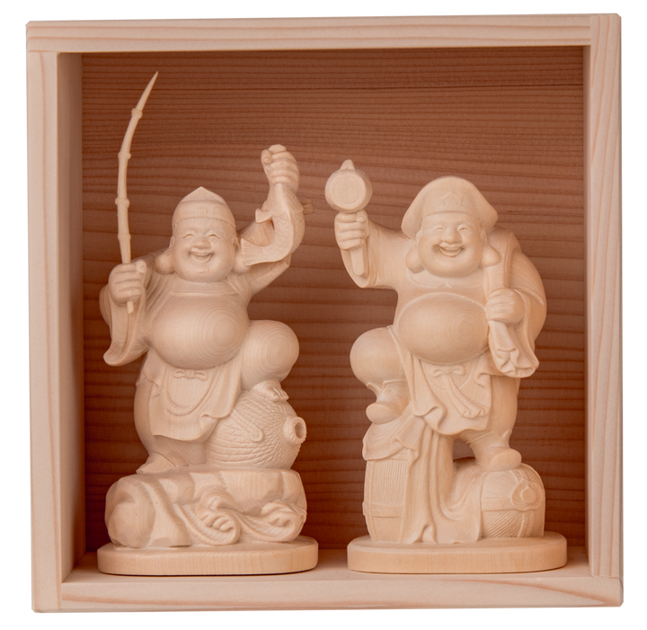 Ebisu Daikokuten Large Consecrated (恵比寿大黒天 大　開眼供養済)