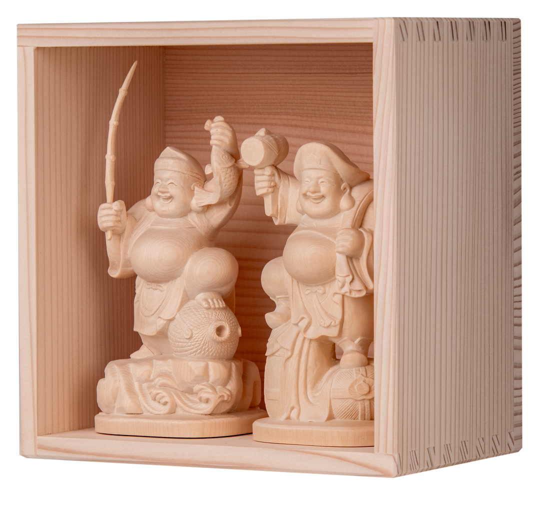 Ebisu Daikokuten Large Consecrated (恵比寿大黒天 大　開眼供養済)