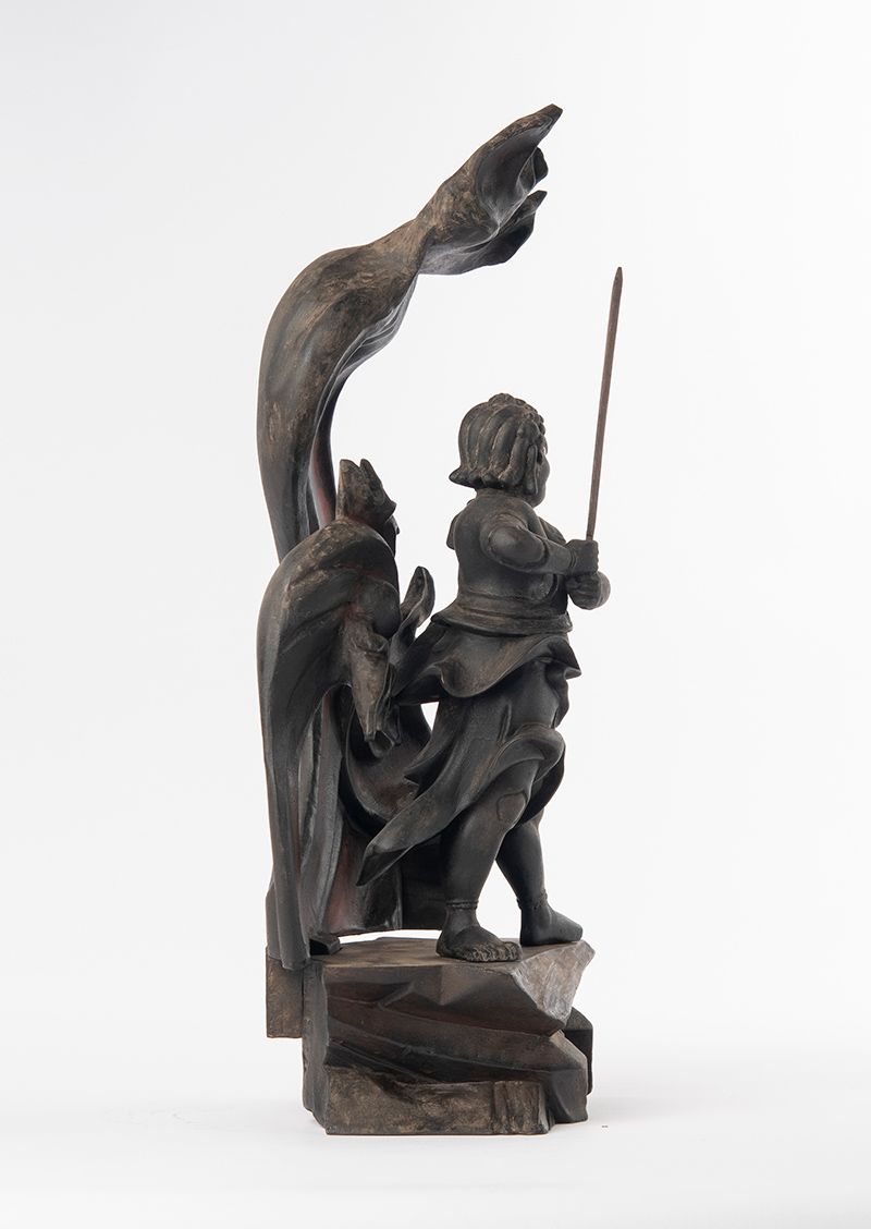 Miyamoto Musashi Fudo Myo-o (Acala) (宮本武蔵 不動明王立像(1/1))