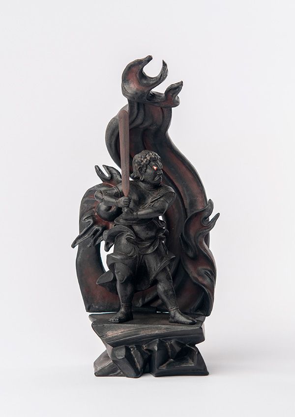 Miyamoto Musashi Fudo Myo-o (Acala) (宮本武蔵 不動明王立像(1/2))