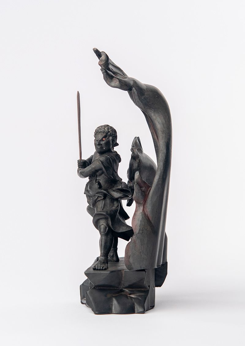 Miyamoto Musashi Fudo Myo-o (Acala) (宮本武蔵 不動明王立像(1/2))